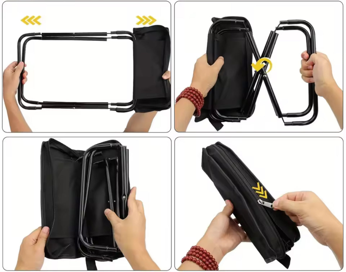 Mochila Silla Plegable